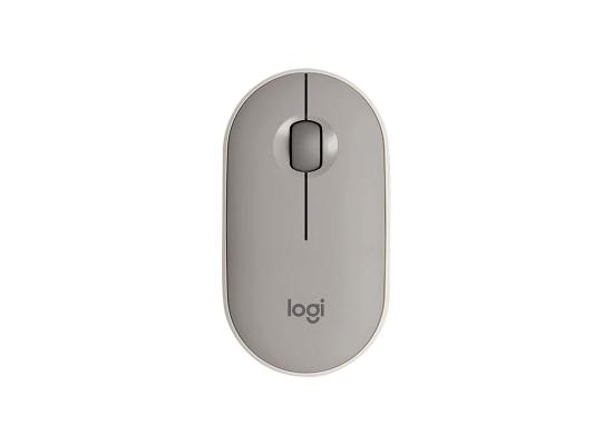 Logitech M350 Portable Wireless Mouse & Bluetooth- SAND